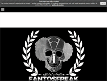 Tablet Screenshot of fantosfreak.com